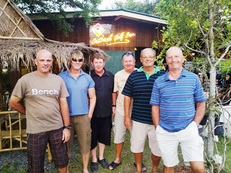 Plantation winners (from left): Andy, Jeff, Wayne, Tony, John & Bill.